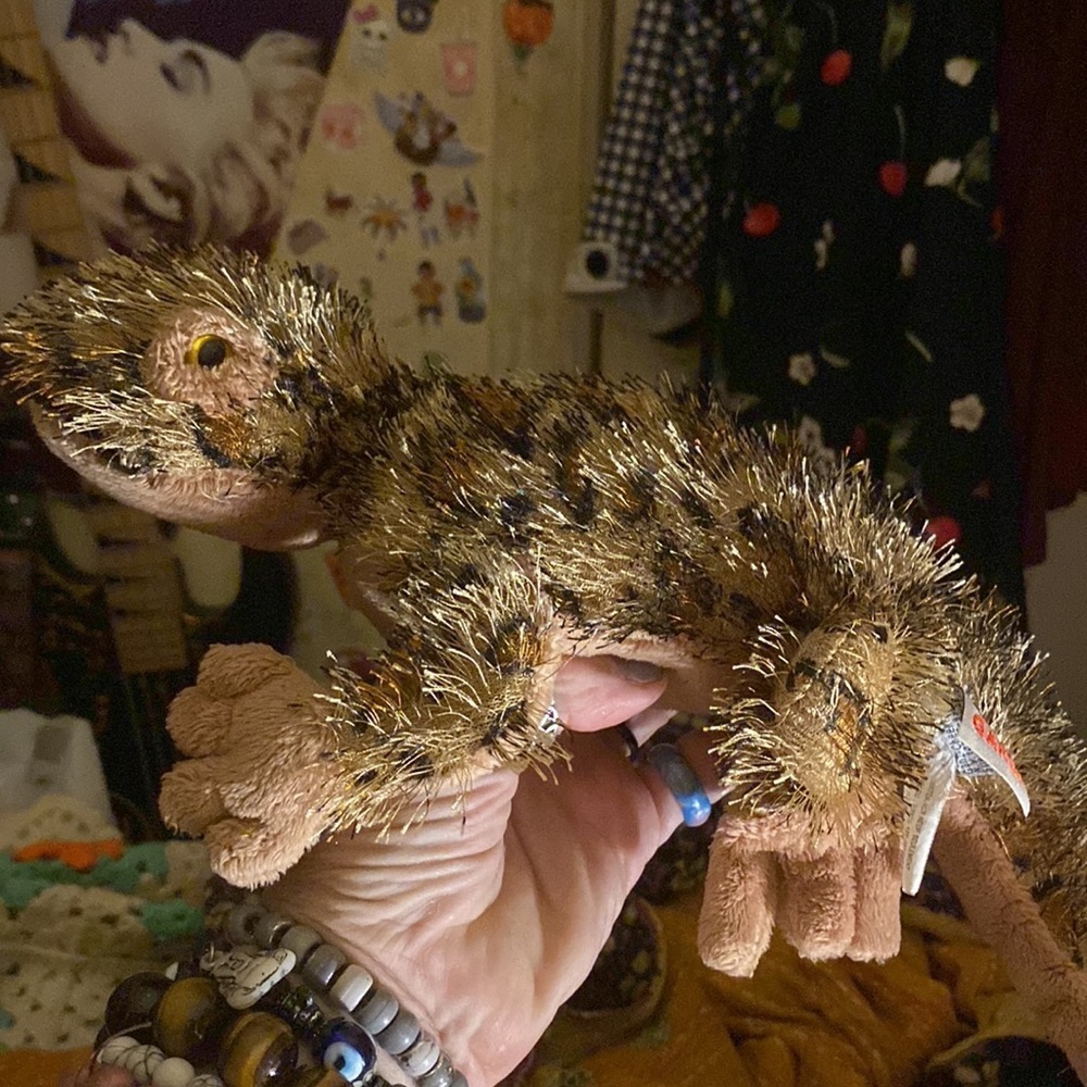 Ganz leopard lizard plush toy. He is gently loved and soft as a kitten! - Picture 9 of 9